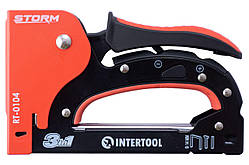Степлер Intertool — скоба 4-14 мм x цвях 14 мм x шпилька 14 мм Storm (RT-0104)