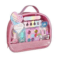 Набір косметики для дівчаток, косметичка прозора для макіяжу