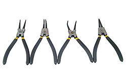 Набір щипців для знімання стопорних кілець Сила — 175 мм 4 шт