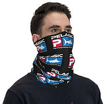 Літній баф, buff PELAGIC, безшовний шарф, пов'язка на шию, фото 2