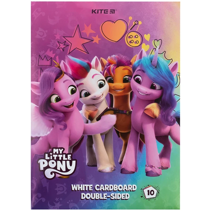 Картон білий Kite My Little Pony А4 10 аркушів LP24-254, фото 1
