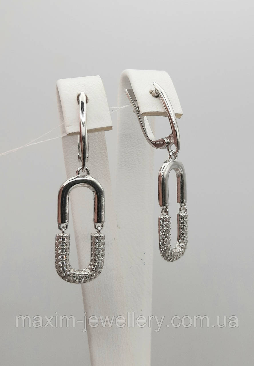 Сережки зі срібла, фото 1