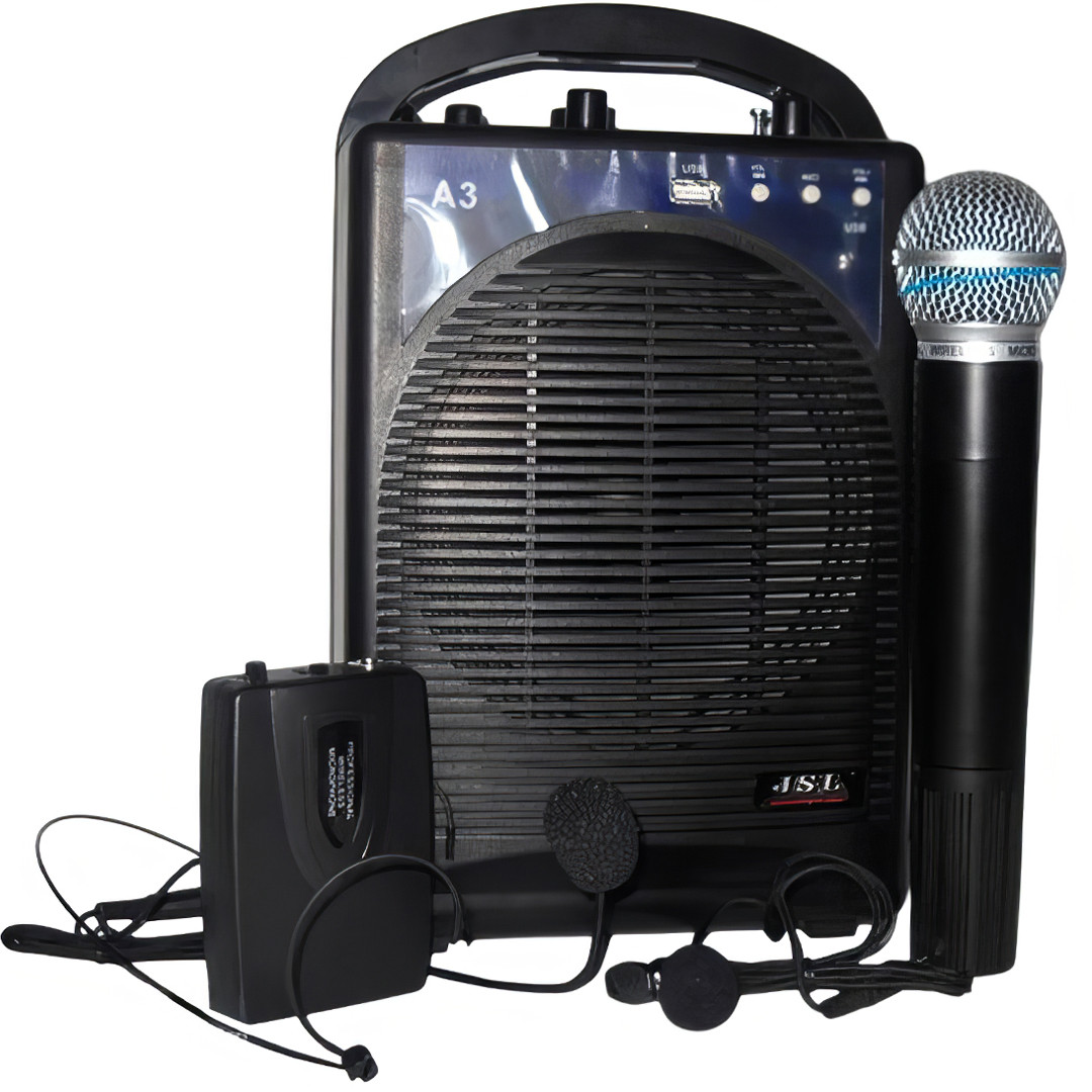 Бездротові мікрофони з колонкою Sennheiser JSL A3 Акустична система з 3 мікрофонами, фото 1