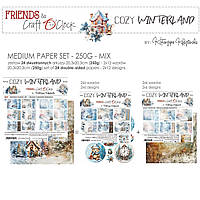 WINTERLAND - НАБІР ПАПЕРУ 20,3Х20,3СМ craft o'clock
