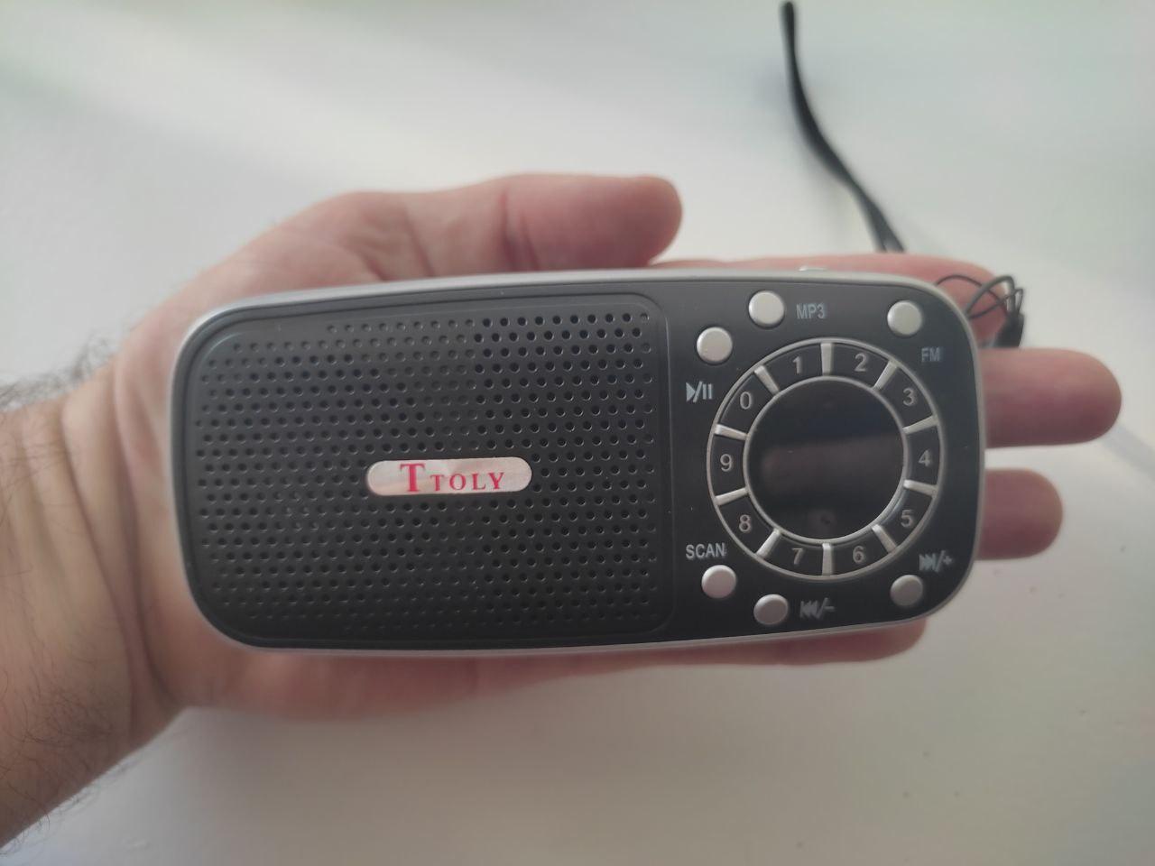 Колонка портативна TO-205 з MP3, USB та FM-радіо