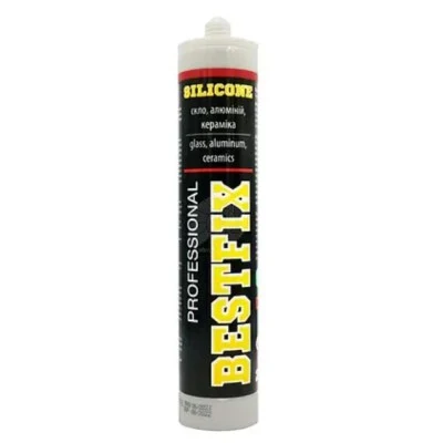 Силіконовий герметик прозорий Silicone Sealant G11 BESTFIX 280 мл