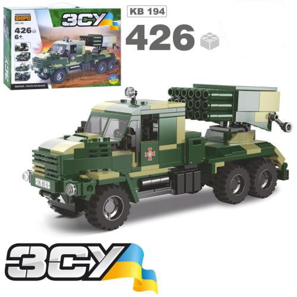 Конструктор LIMO TOY KB 194, військова техніка, 426 деталей, фото 1