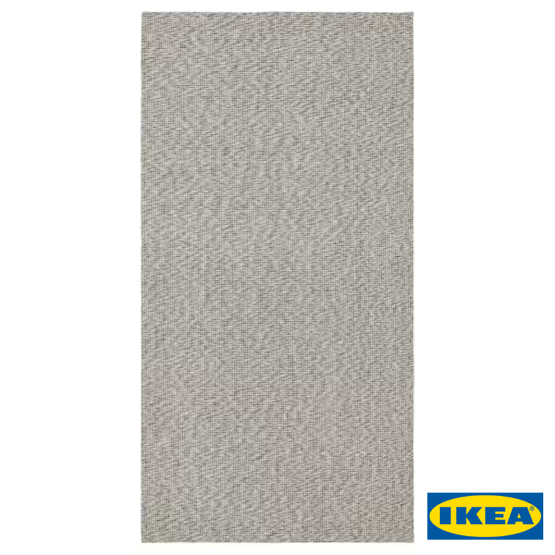 Килимок IKEA TIPHEDE Чорно-білий 205.288.78