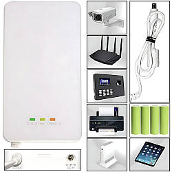 Mini UPS + 4 акумулятори АА - 2000 mah, BBU15-DT, 12В / Адаптер резервного живлення