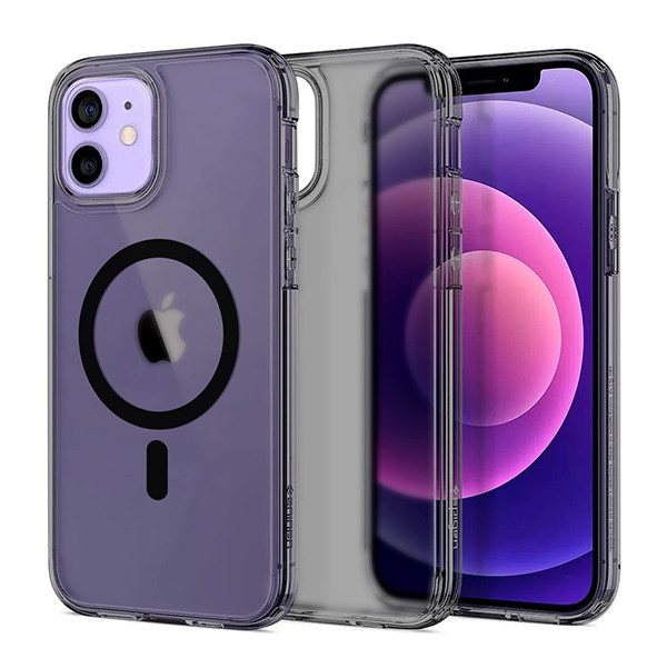 Чехол Spigen Matte Black Case with MagSafe для iPhone 12/12 Pro