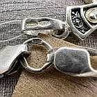 Cрібний комплект православний хрестик та ланцюжок бісмарк 925 проби, фото 8