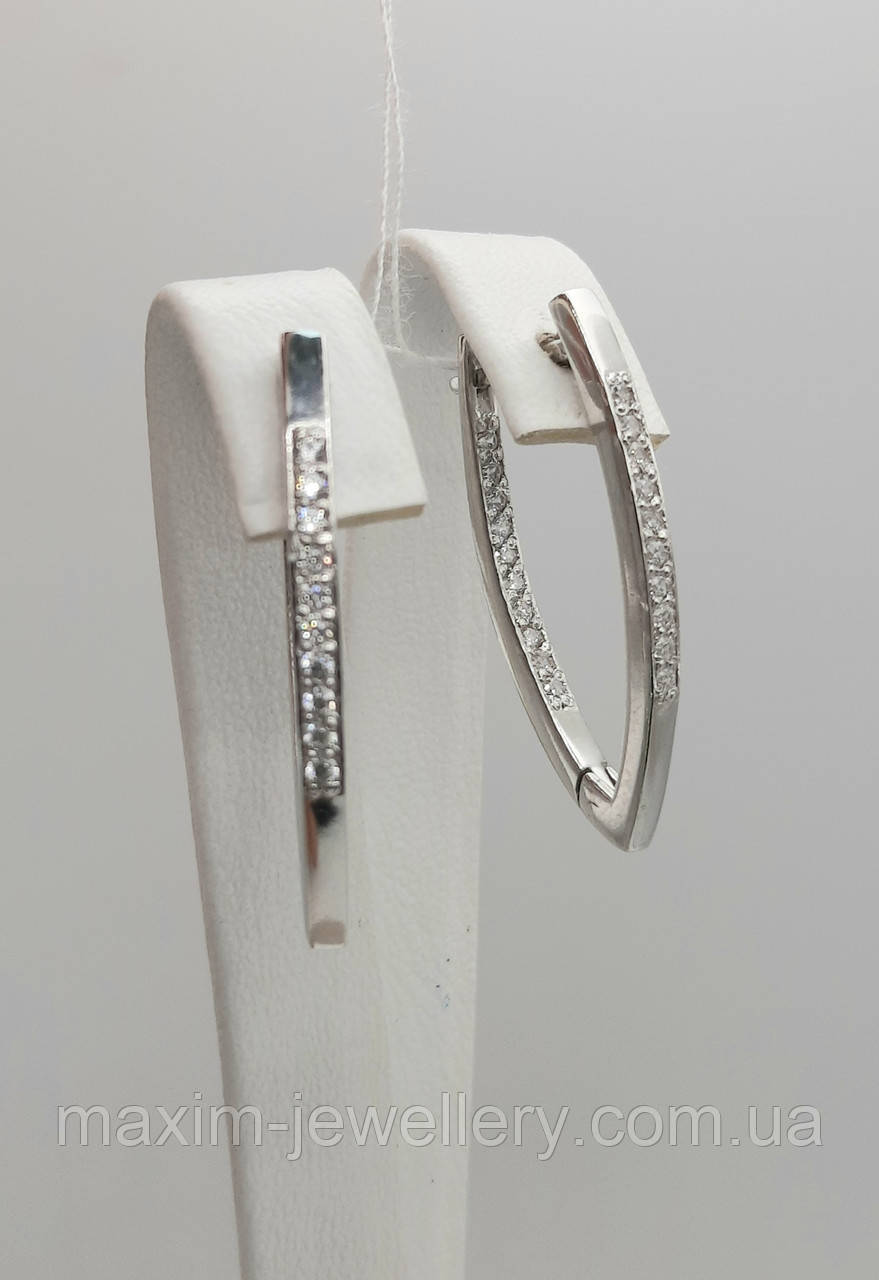 Сережки зі срібла, фото 1