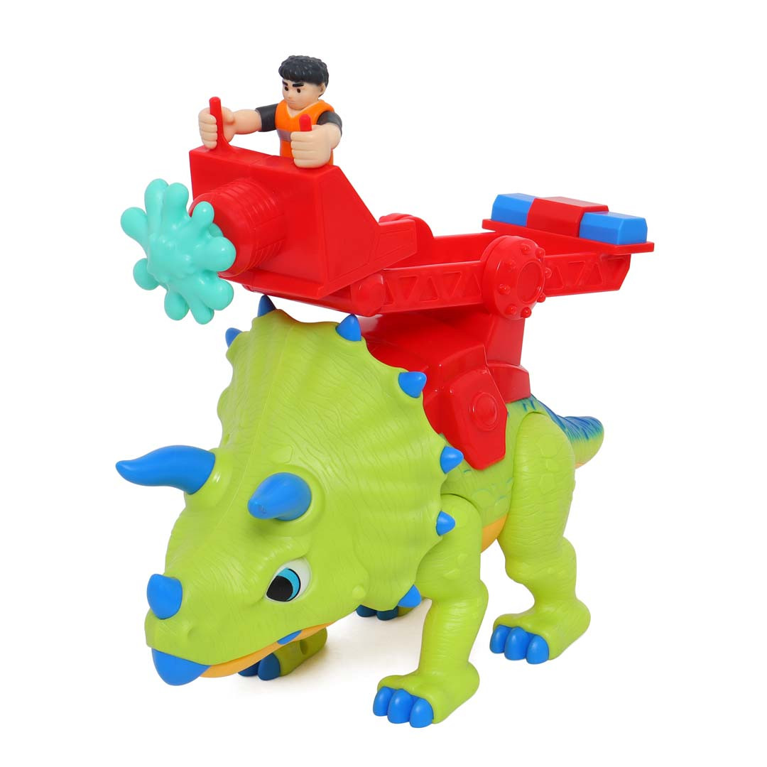 Динозавр Happy Line трицератопс з фігуркою 960200, фото 1