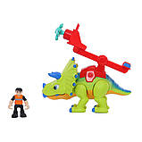 Динозавр Happy Line трицератопс з фігуркою 960200, фото 2