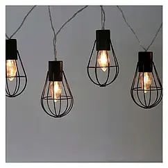 Лампи на сонячних батареях, декоративні, 4 м, лофт Bass Polska BH 12794