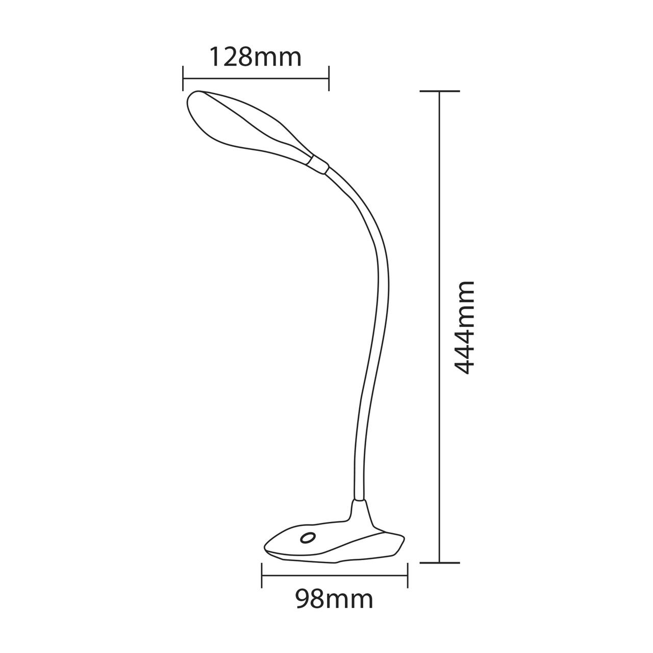 Світильник настільний LED ASLI 9W білий HOROZ ELECTRIC 049-035-0009-010, фото 1