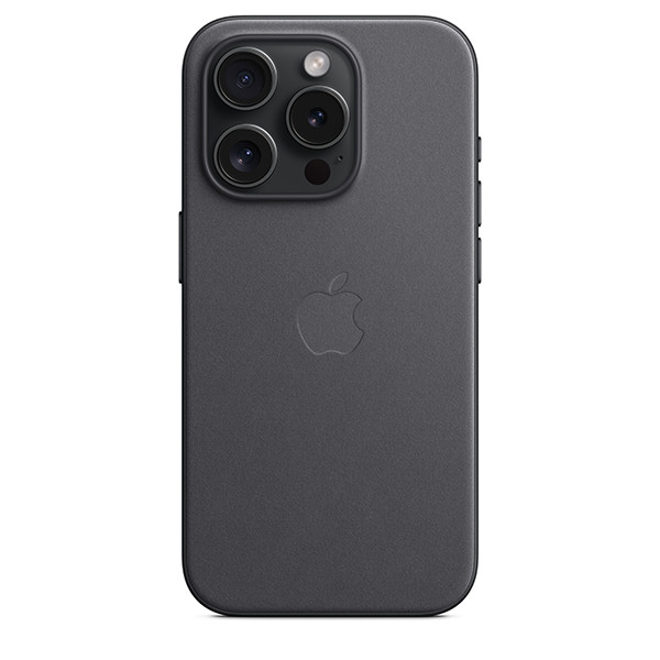 Чохол FineWoven Case для iPhone 15 Pro Max — Black