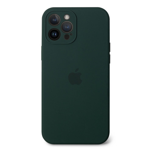 Чохол Silicone case Full Camera Protective для IPhone 15 Pro — Atrovirens