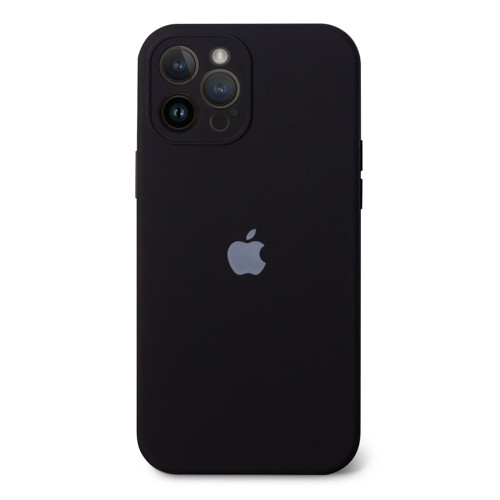 Чехол Silicone case Full Camera Protective для IPhone 15 Pro - Black