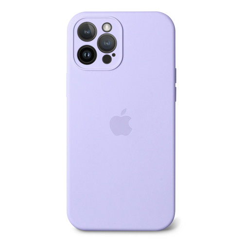 Чехол Silicone case Full Camera Protective для IPhone 15 Pro Max - light purple