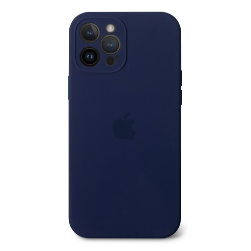 Чехол Silicone case Full Camera Protective для IPhone 15 - Midnight Blue