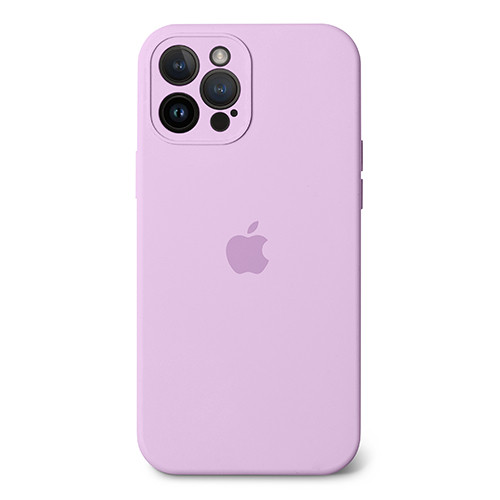 Чехол Silicone case Full Camera Protective для IPhone 15 - Light Lilac