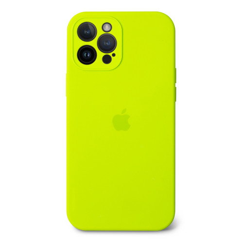 Чехол Silicone case Full Camera Protective для IPhone 15 - Shiny Green