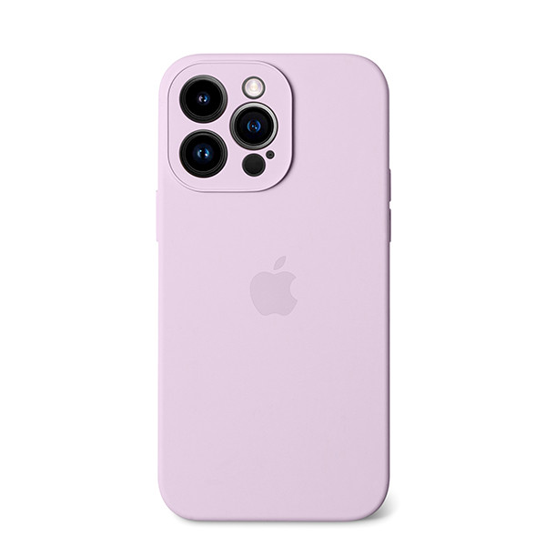 Чехол Silicone case Full Camera Protective для IPhone 15 Pro - Elderberry