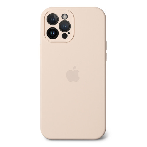 Чехол Silicone case Full Camera Protective для IPhone 15 - Antique White