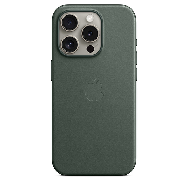 Чехол FineWoven Case with MagSafe для iPhone 15 - Evergreen