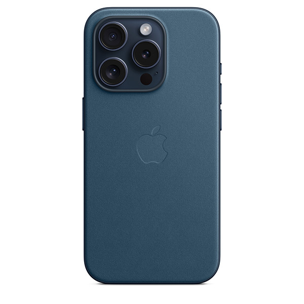 Чехол FineWoven Case with MagSafe для iPhone 15 - Pacific Blue