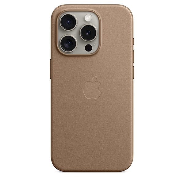 Чехол FineWoven Case with MagSafe для iPhone 15 - Taupe