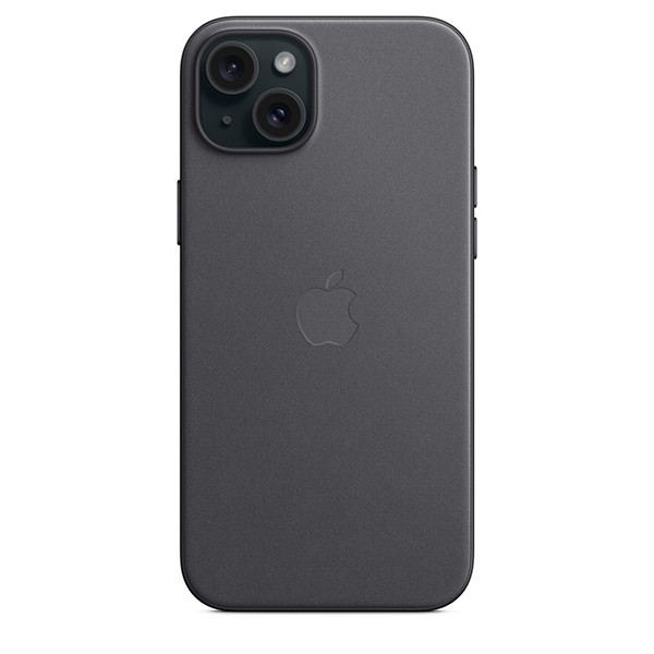 Чехол FineWoven Case with MagSafe для iPhone 15 Plus - Black