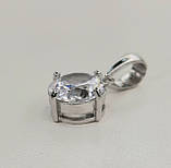 Підвіска з цирконієм зі срібла, фото 2