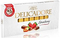 Шоколад молочный DELIKADOR Strawberry ( с клубникой) Baron Польша 200г - фото 1 - id-p442689221