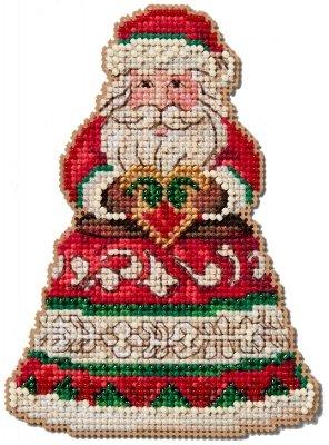 Набір для вишивки Santa Holding Heart / Санта, що тримає серце Jim Shore JS202414