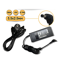Блок живлення для ноутбука Asus 19V 4.74A (5.5*2.5mm) 90W ADP-90YD B, EXA1202YH, ADP-90CD, ADP-90RH, PA-1900-30