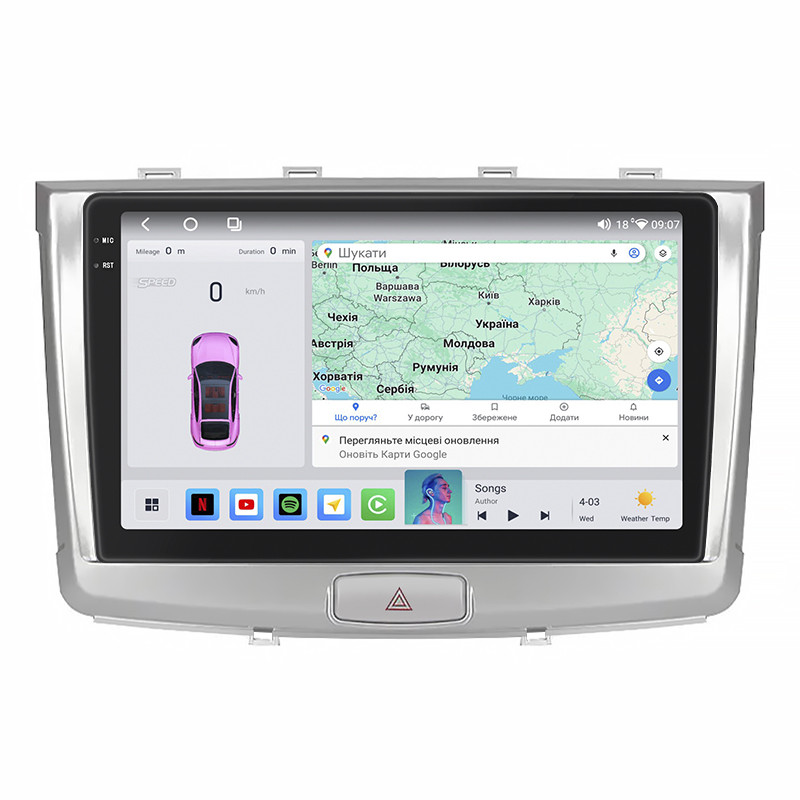 Штатна магнітола Lesko для Haval H6 2014-2020 екран 10" 4/64 QLED CarPlay 4G Wi-Fi GPS 360 Prime 2 шт., фото 1
