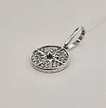 Підвіска "Зірка" з цирконієм зі срібла, фото 2