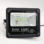 Вуличний ліхтар-прожектор із сонячною панеллю 50Вт 6500K + пульт, W722 / Світильник-прожектор для вулиці, фото 3