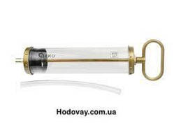 Шприц для мастила 400 мл (пістолетного типу) 90°, 180° з гнучким шлангом Geko