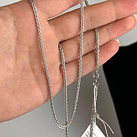 Срібний ланцюжок Плетіння Колосок