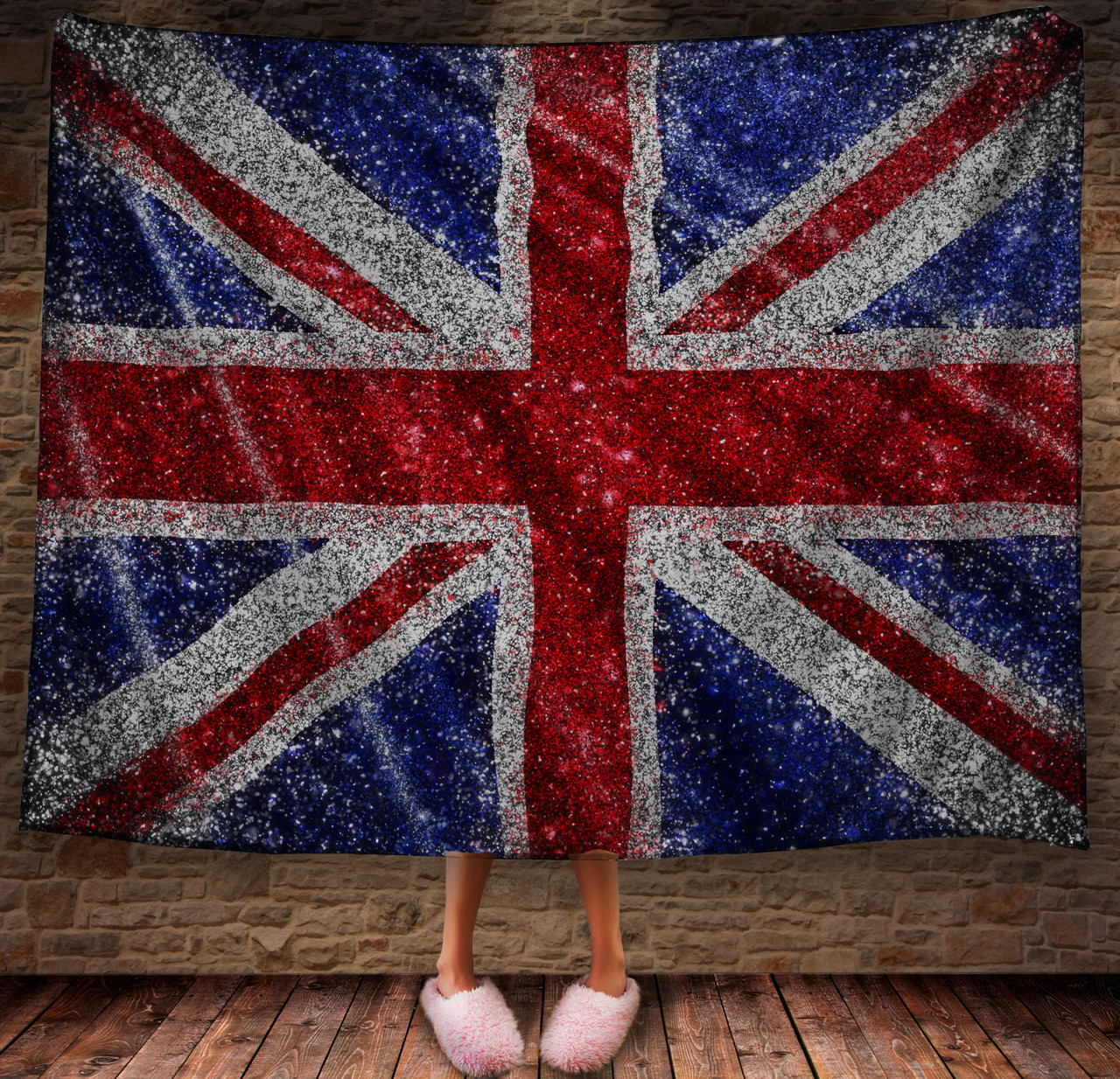 Плед с принтом флаг Великобритании 150х200 см., фото 1
