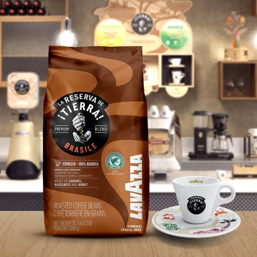 ОРИГІНАЛ! Кава в зернах Lavazza Tierra Brasile 100% Arabica 1кг, Італія
