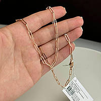 Срібний ланцюжок в позолоті Плетіння Ланки