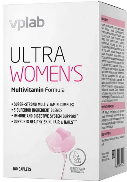 Вітаміни та мінерали для жінок VP laboratory Ultra Women's 180 таб