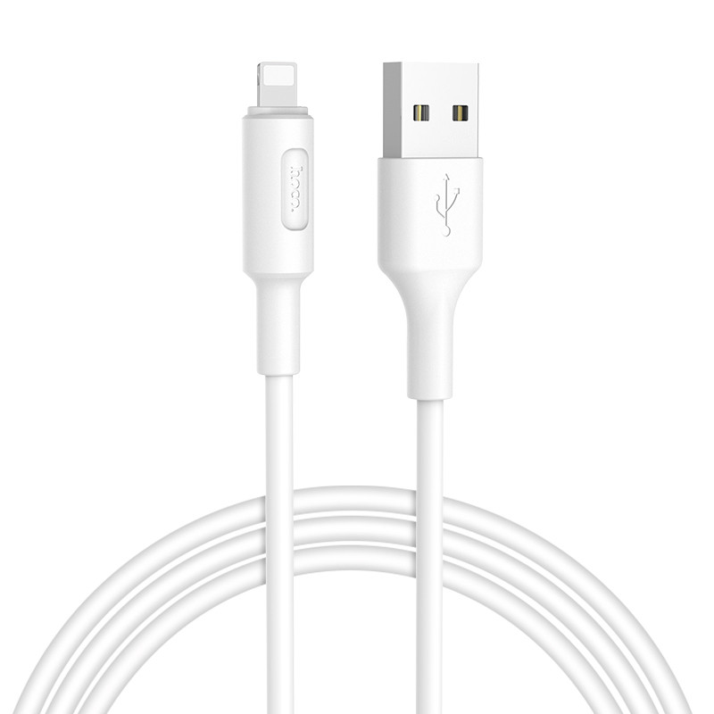 TU TU Кабель Hoco X25 Soarer, Lightning-USB, White, длина 1м, BOX
