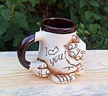 Кружка Керамічна "Пузо I Love You!" 500 Мл - Чашка для напоїв та чая, фото 2