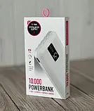 Power Bank Power Way TX108 10000 mAh 4 вбудовані кабелі Black, фото 6