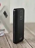 Power Bank Power Way TX108 10000 mAh 4 вбудовані кабелі Black, фото 4